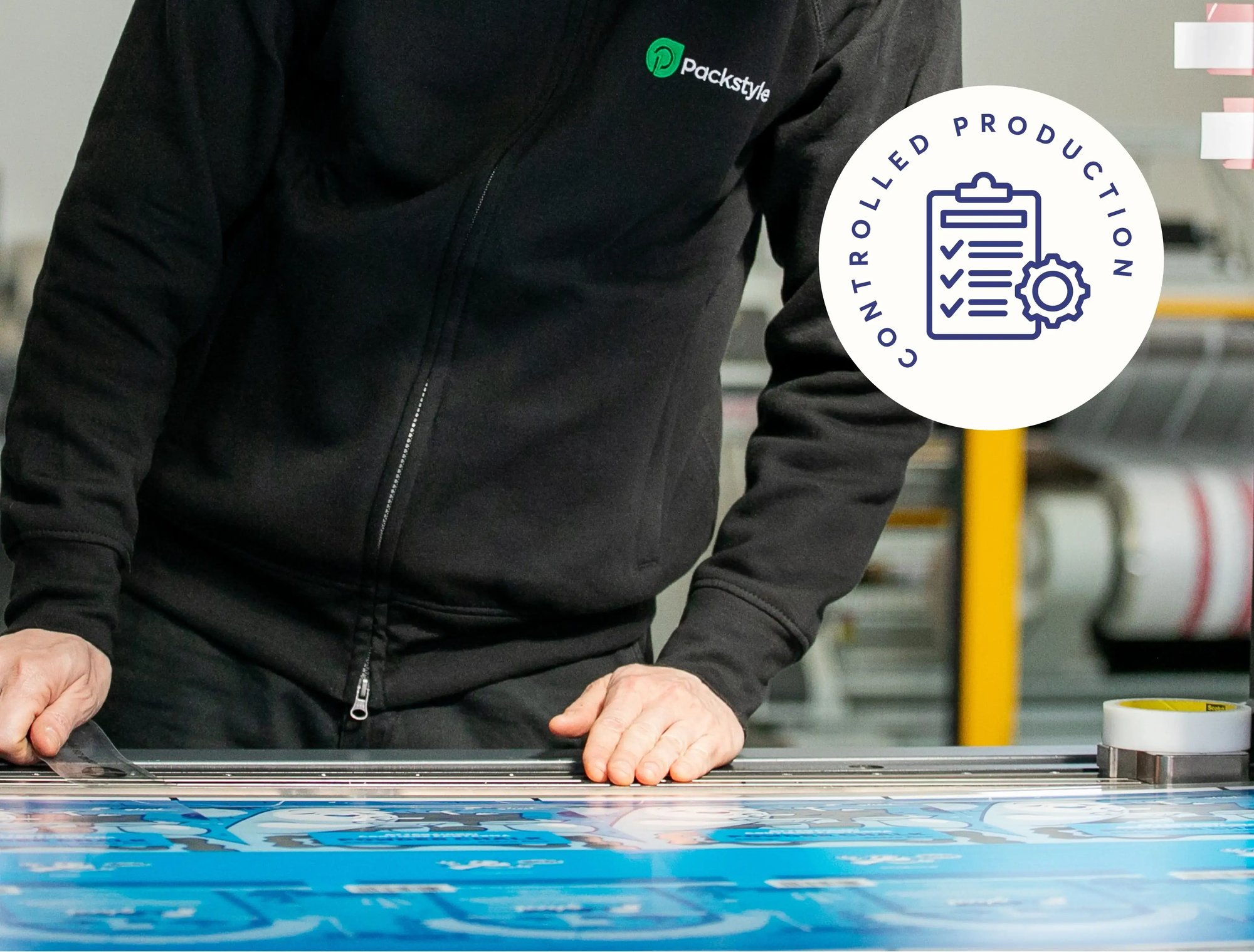 Grafica pagina Qualità e certificazioni processi produttivi controllati